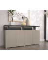 Salón completo SERIO - beige y negro