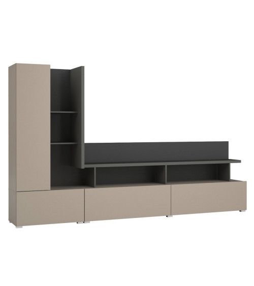 Salotto completo SERIO - beige e nero