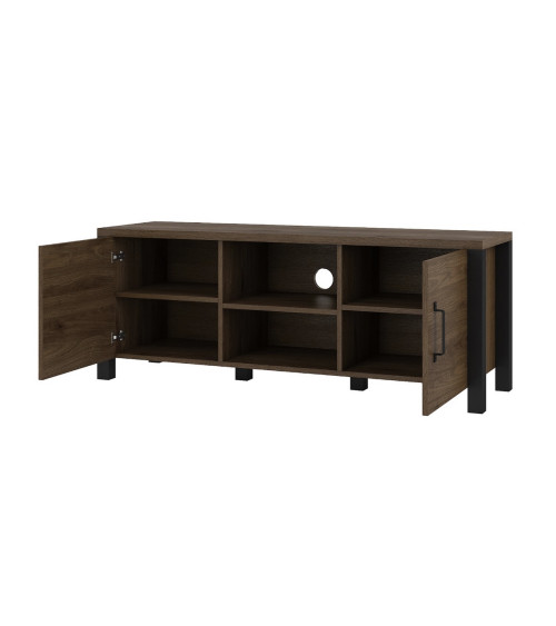 Conjunto de casa de banho BUENO WHITE LACQUER L80 com 1 coluna de base, 1 espelho de maquilhagem e 1 móvel alto