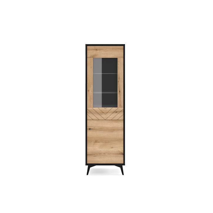 Armoire vitrine DIAMOND W54 54x178x39 cm