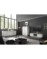 Salon complet VISCONTE effet marbre blanc