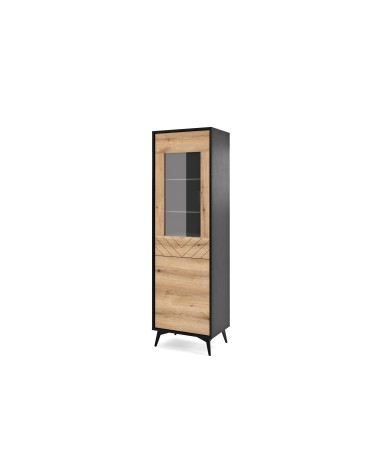 Armoire vitrine DIAMOND W54 54x178x39 cm
