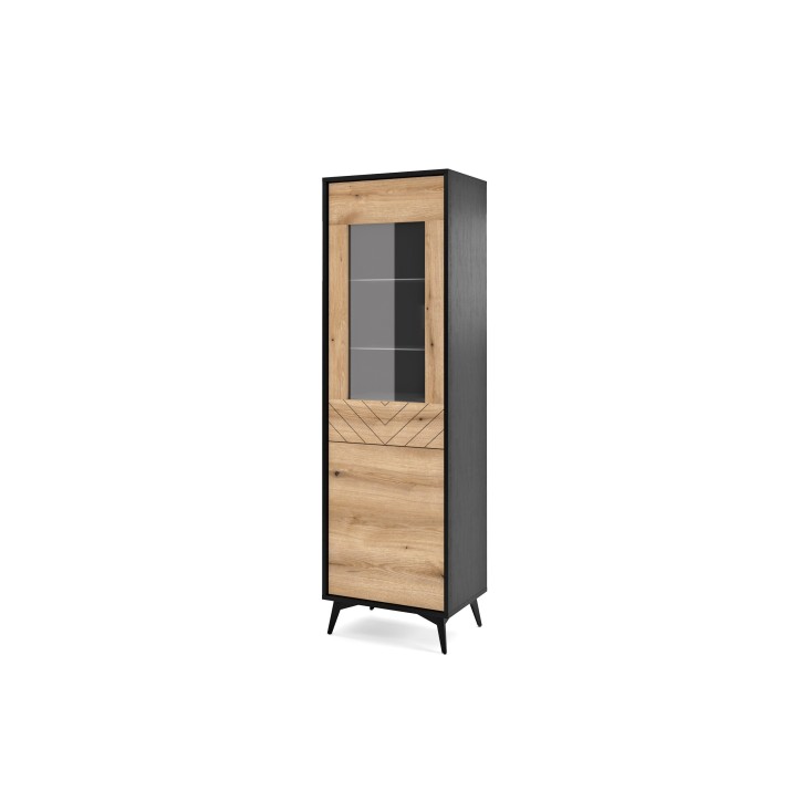 Armoire vitrine DIAMOND W54 54x178x39 cm