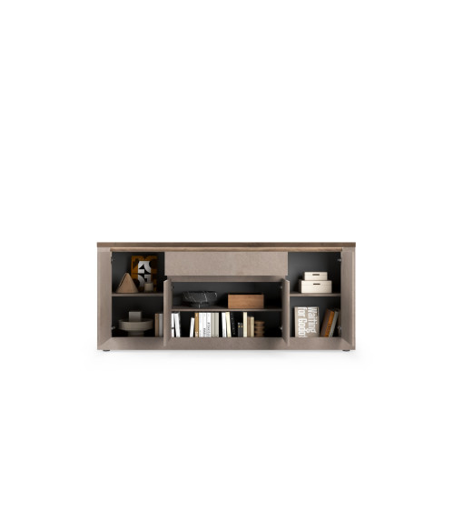 Buffet 4 portes, 1 tiroir Ischia Mercure - 207x88x43cm