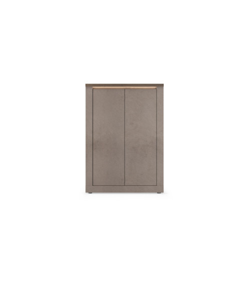 Vitrine 2 portes Ischia Mercure - 114x160x43cm