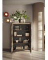 Vitrina 2 puertas Ischia Mercure - 114 x 160 x 43 cm