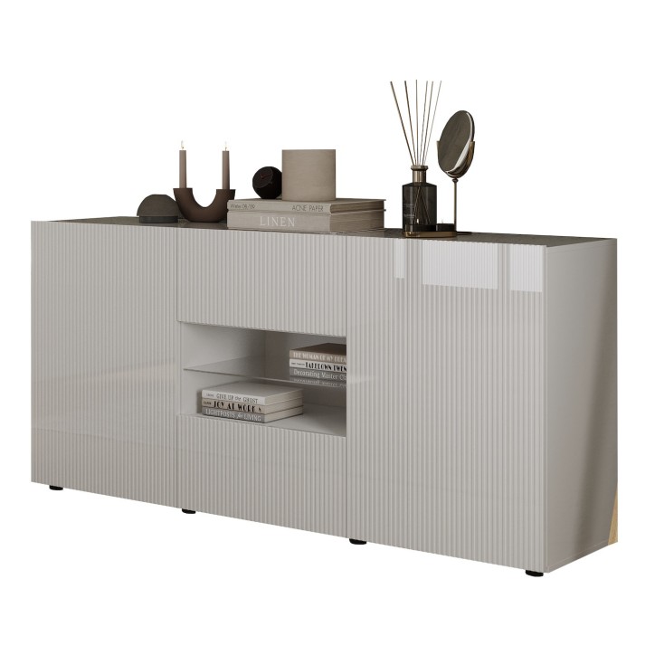 Buffet Rio bianco - 2 ante, 2 cassetti - 181 x 84 x 42cm