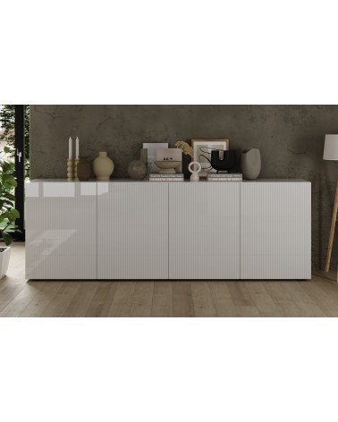 TV-meubel corte II.black - Woonkamerdecoratie
