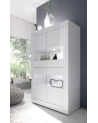 Vitrine BASIC finition blanc 102/162/43 cm