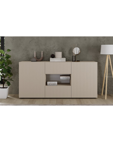 TV-meubel corte II.black - Woonkamerdecoratie