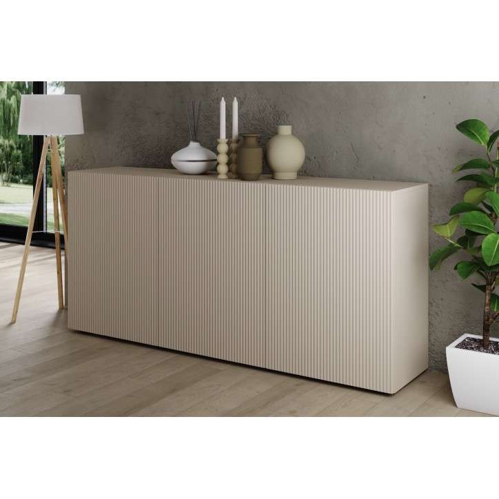 Buffet Rio cashmere 3 ante - 181 x 42 x 84 cm