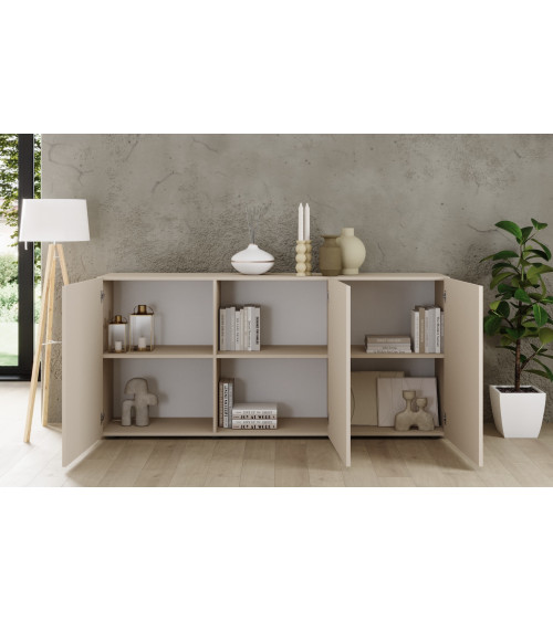 Buffet Rio cashmere 3 ante - 181 x 42 x 84 cm