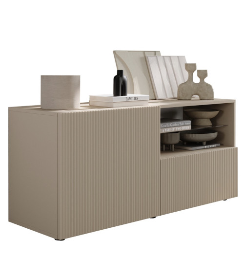 TV-meubel corte II.black - Woonkamerdecoratie