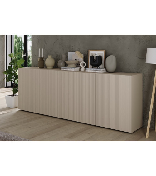 TV-meubel corte II.black - Woonkamerdecoratie