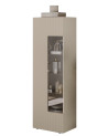 Conjunto Rio Cashmere - mueble TV, aparador y vitrina