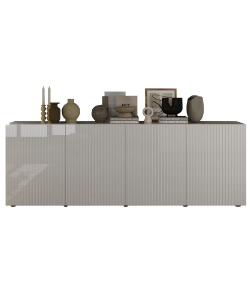 TV-meubel corte II.black - Woonkamerdecoratie