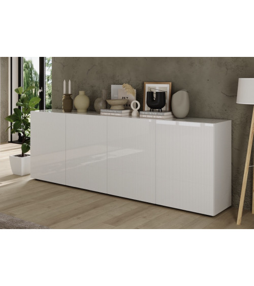 TV-meubel corte II.black - Woonkamerdecoratie