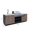 Cuisine d'éxtérieur BBQ Lior - 243,5 × 61 × H90 cm
