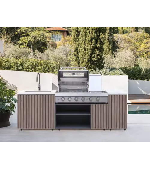 Cuisine d'éxtérieur BBQ Lior - 243,5 × 61 × H90 cm