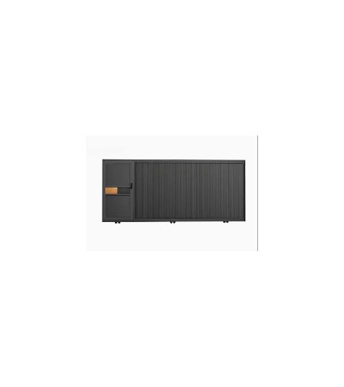 Sofá de couro de dois lugares ASPEN - Sofá de couro de design - Boutique mobilier design