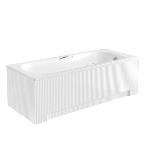 Vasca da bagno VANESSA scanalata rettangolare 130/140/150/160/170 x 70 cm