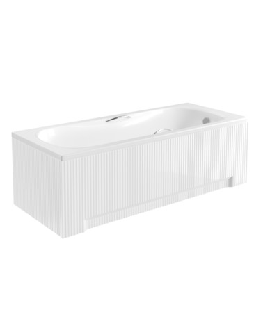 Vasca da bagno VANESSA scanalata rettangolare 130/140/150/160/170 x 70 cm