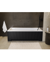 Baignoire Modern noire rainurée 170x70cm