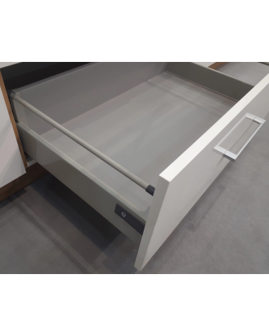 Cocina esquinera Siena negra 330X210 CM
