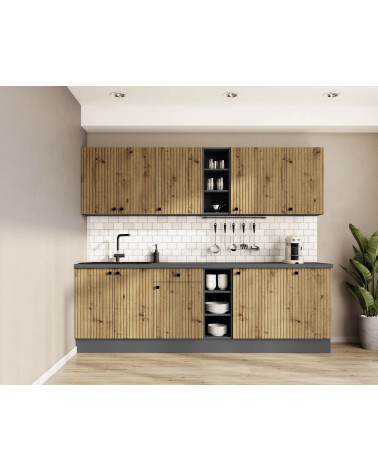copy of Cozinha Siena preta 260 cm