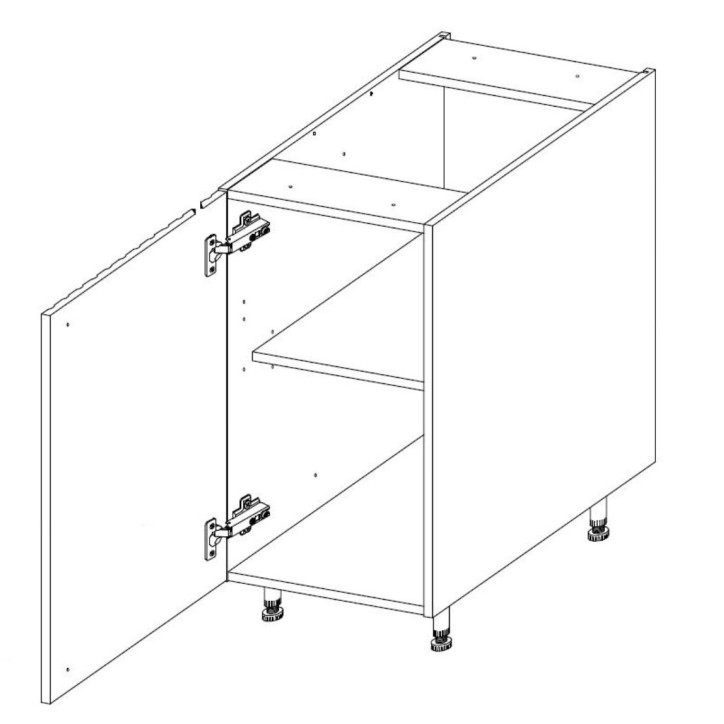copy of Cozinha Siena preta 260 cm