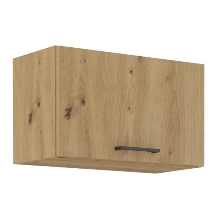 Cocina MONZA negro y roble – 260 cm