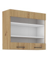 Cucina MONZA nero e rovere – 260 cm