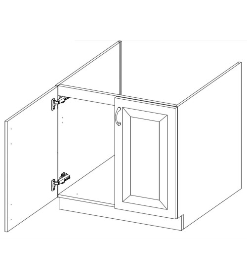 Cuisine Delos beige gris et chêne – 250 cm