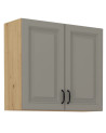 Cuisine Delos beige gris et chêne – 250 cm