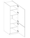 Cocina Alpine blanco & roble 335 cm