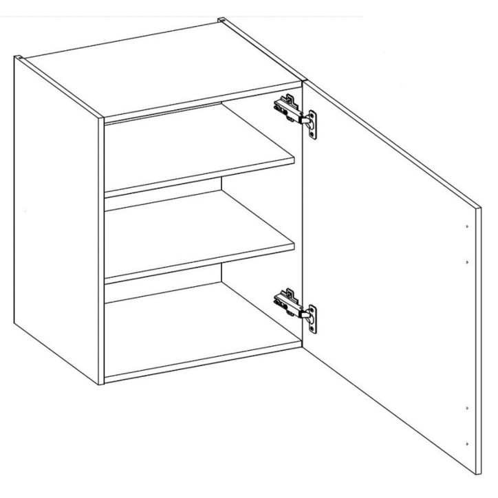Cuisine Style gris scandinave - 250cm
