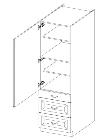 copy of Cozinha Siena preta 260 cm