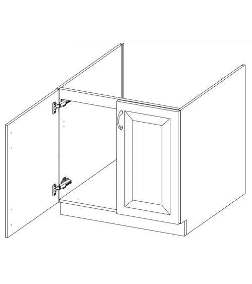 Cuisine Kea gris scandinave - 240cm