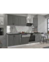 Cuisine Tilos gris cendré - 250cm