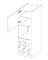 Cucina ad angolo Vento 330x340 cm