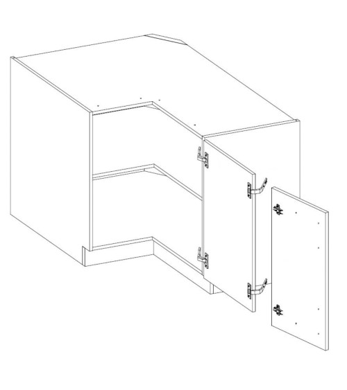 Cucina ad angolo Vento 330x340 cm