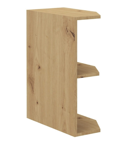 Cucina Luis bianca e rovere artisan 290x260 cm