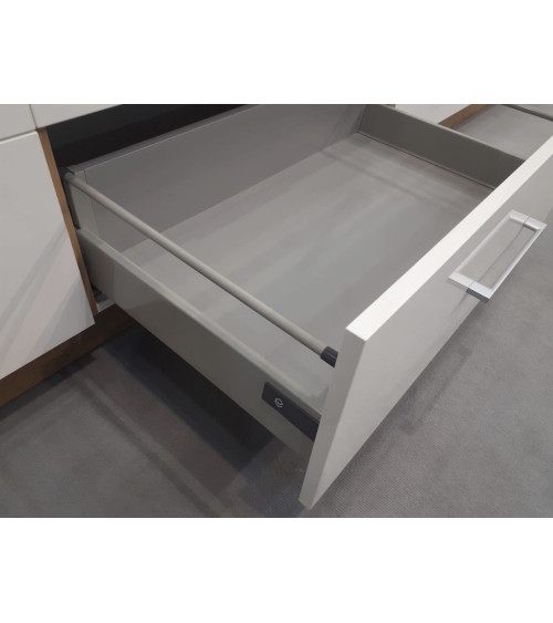Cocina Luis blanca y roble artisan de 290x260 cm