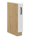 Cucina Luis bianca e rovere artisan 290x260 cm