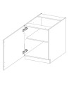 Cocina Luis blanca y roble artisan de 290x260 cm