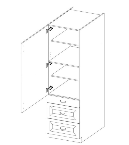 copy of Cozinha Siena preta 260 cm