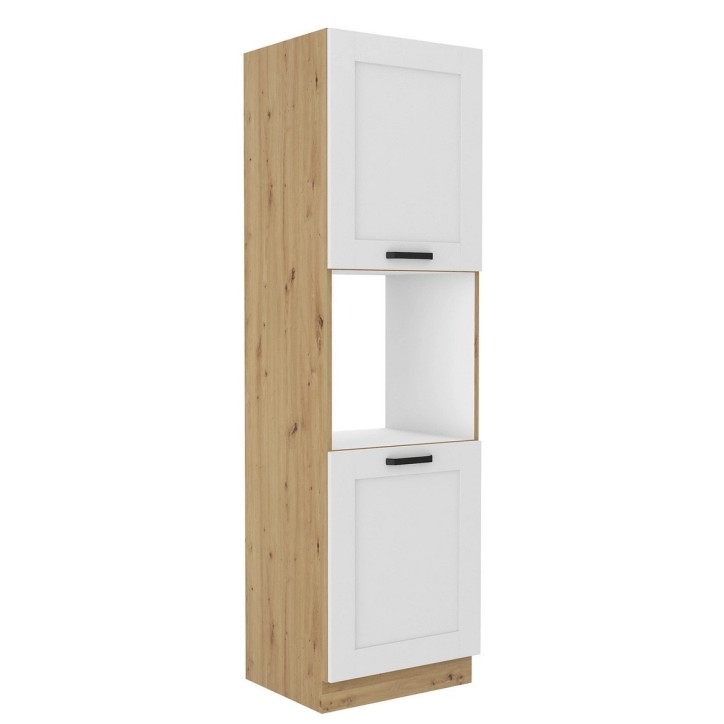 Cucina Luis bianca e rovere artisan 290x260 cm