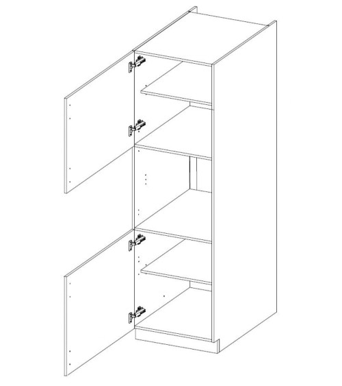 copy of Cozinha Siena preta 260 cm