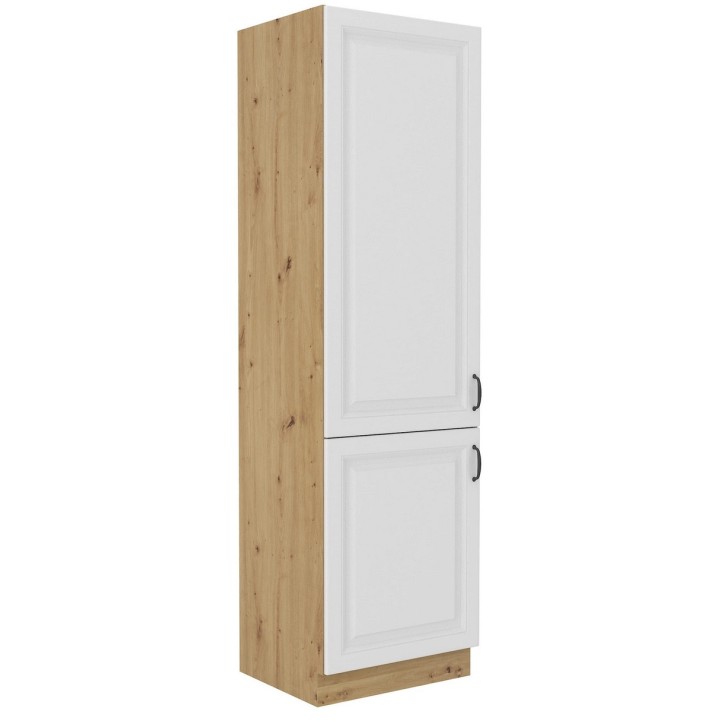 Cucina Scandi bianca e rovere 265x300x180 cm