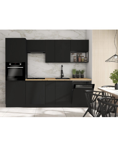 Cuisine Black 260 cm